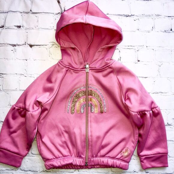𝅺NWOT Girls 3T Body Glove Hooded Full Zip Sweatshirt - Picture 1 of 7